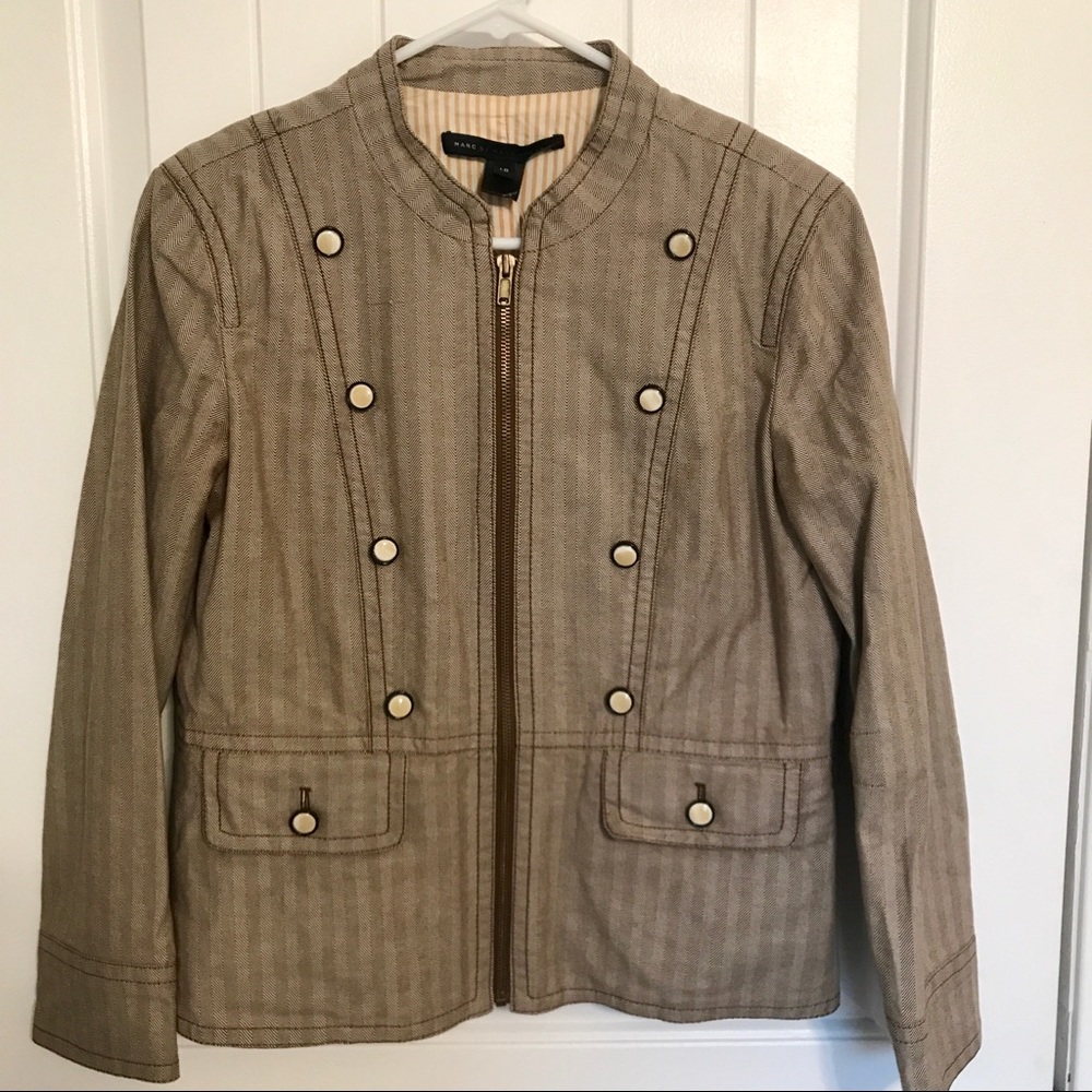 Marc Jacobs Herringbone Military Jacket